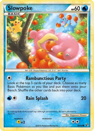 Slowpoke 066  - Reverse Holofoil Undaunted - Common