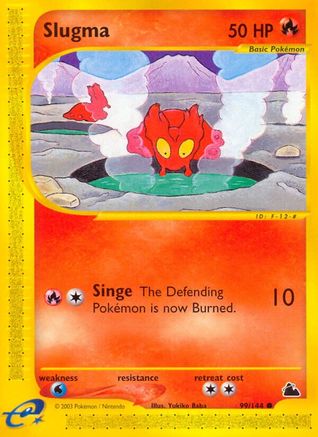 Slugma (99)  - Reverse Holofoil Skyridge - Common