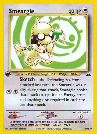 Smeargle (30) 030  - Unlimited Neo Discovery - Rare
