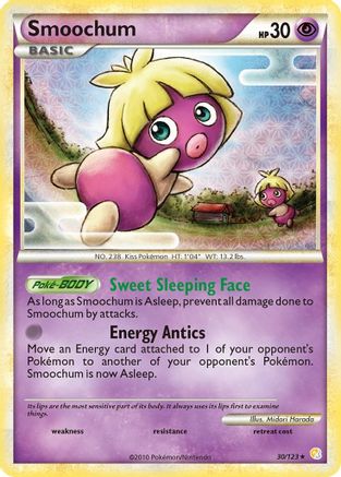 Smoochum/123  - Reverse Holofoil HeartGold SoulSilver - Rare