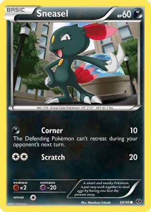 Sneasel  - Reverse Holofoil Next Destinies - Common