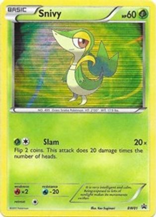 Snivy - BW01  - Holofoil Black and White Promos - Promo