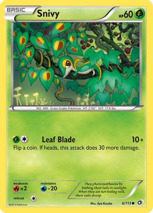 Snivy 006  Legendary Treasures - Common
