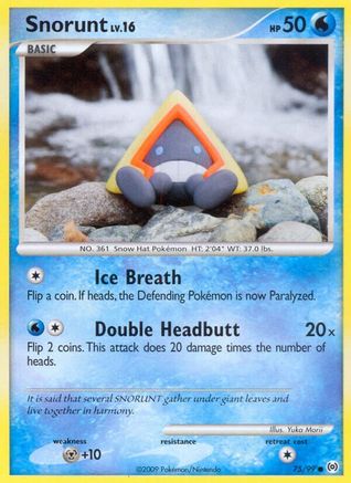 Snorunt 075  Arceus - Common