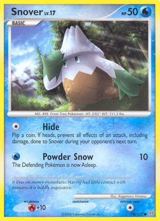 Snover  - Reverse Holofoil Stormfront - Common