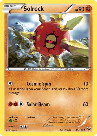 Solrock  XY Base Set - Uncommon