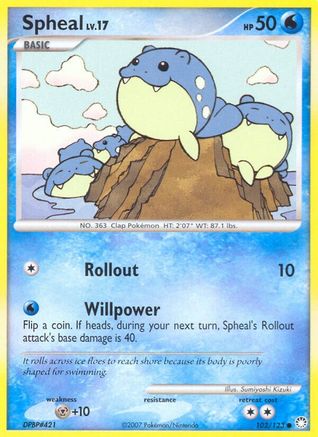 Spheal 102  Mysterious Treasures - Common