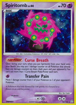 Spiritomb  - Holofoil Legends Awakened - Holo Rare