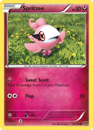 Spritzee 092  XY Base Set - Common