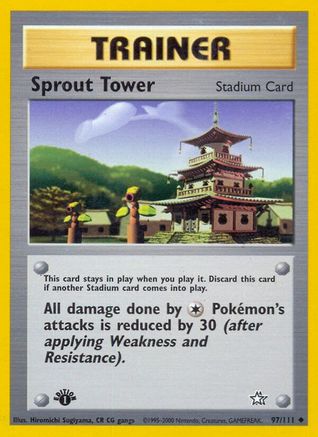 Sprout Tower 097  - 1st Edition Neo Genesis - Uncommon