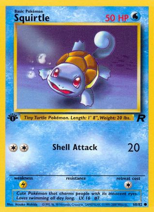 Squirtle 068  - Unlimited Team Rocket - Common