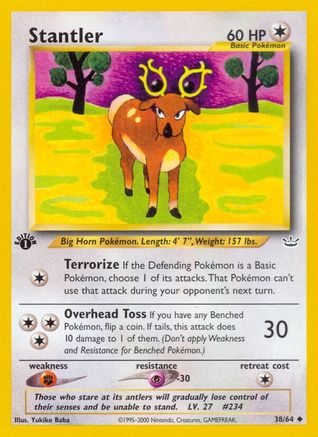 Stantler 038  - 1st Edition Neo Revelation - Uncommon