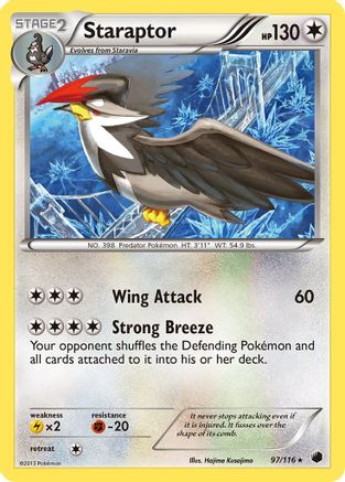Staraptor  Plasma Freeze - Rare