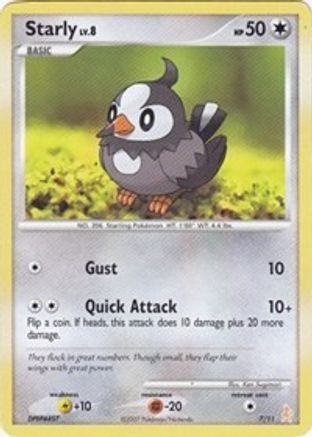 Starly  DP Trainer Kit Manaphy & Lucario - Common