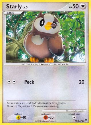 Starly  - Reverse Holofoil Supreme Victors - Common