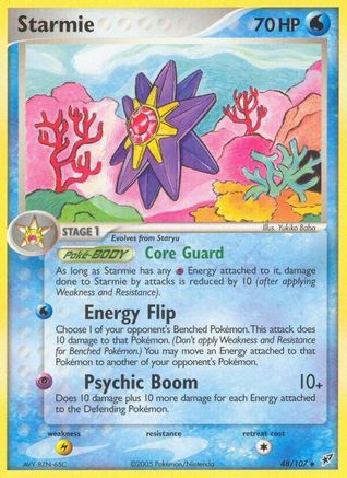 Starmie  - Reverse Holofoil Deoxys - Uncommon