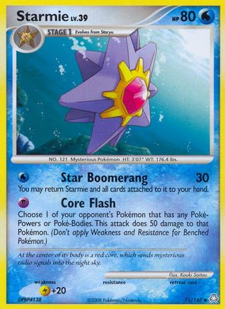 Starmie  - Reverse Holofoil Legends Awakened - Uncommon