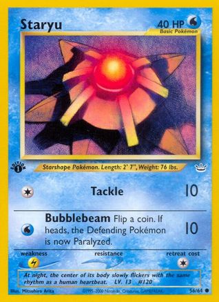 Staryu 056  - Unlimited Neo Revelation - Common
