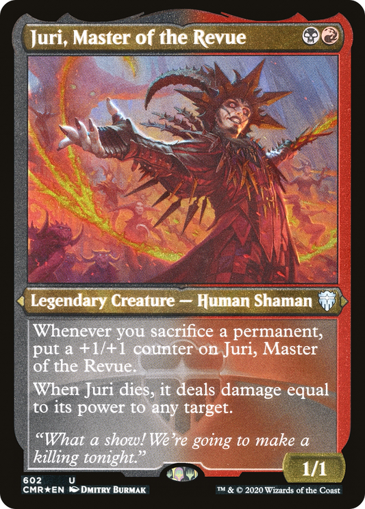 Juri, Master of the Revue (Etched) [Commander Legends]