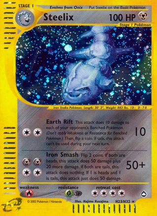 Steelix (H23)  - Holofoil Aquapolis - Holo Rare
