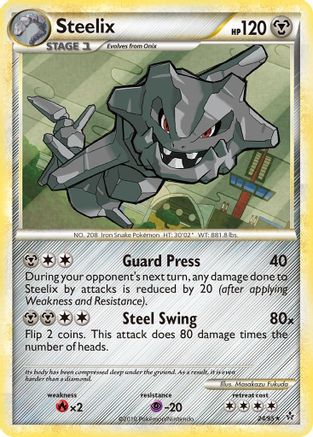 Steelix  - Reverse Holofoil Unleashed - Rare