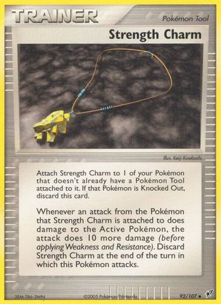 Strength Charm  - Reverse Holofoil Deoxys - Uncommon