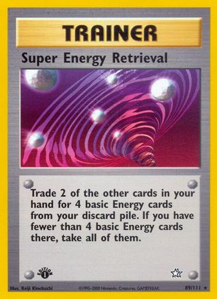 Super Energy Retrieval 089  - Unlimited Neo Genesis - Rare