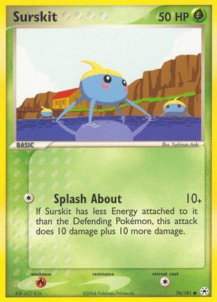 Surskit 076  - Reverse Holofoil Hidden Legends - Common