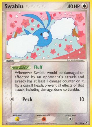 Swablu 079  - Reverse Holofoil Deoxys - Common