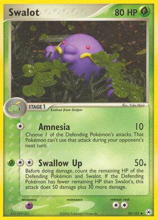 Swalot  - Reverse Holofoil Hidden Legends - Uncommon
