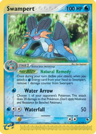 Swampert 023/109  Ruby and Sapphire - Rare