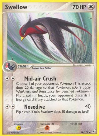 Swellow  Deoxys - Uncommon