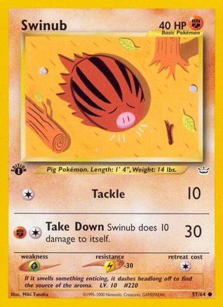 Swinub 057  - Unlimited Neo Revelation - Common