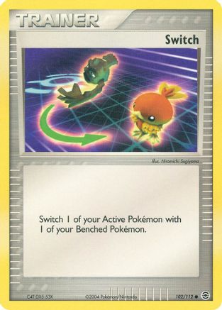 Switch 102/112  FireRed & LeafGreen - Common