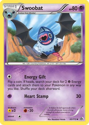 Swoobat  Legendary Treasures - Uncommon