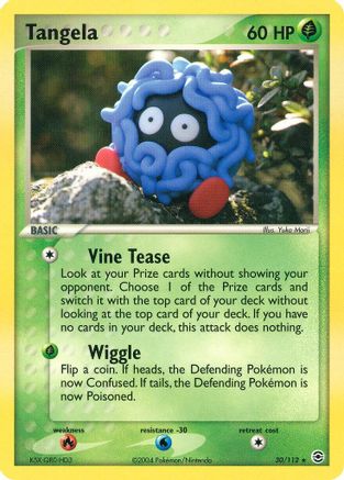 Tangela  - Reverse Holofoil FireRed & LeafGreen - Rare