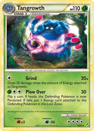 Tangrowth  - Reverse Holofoil Call of Legends - Rare