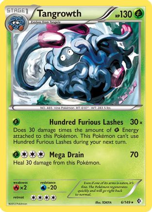 Tangrowth  - Holofoil Boundaries Crossed - Holo Rare