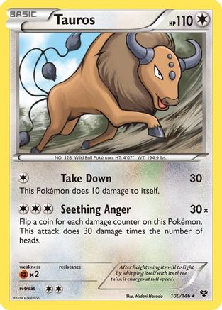 Tauros/146  XY Base Set - Rare