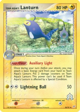 Team Aqua's Lanturn  Team Magma vs Team Aqua - Uncommon
