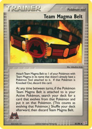 Team Magma Belt  Team Magma vs Team Aqua - Uncommon