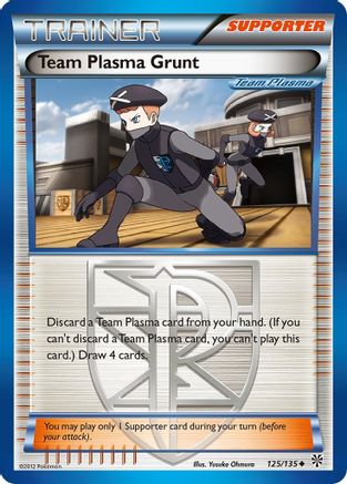 Team Plasma Grunt (Team Plasma)/135  Plasma Storm - Uncommon