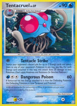 Tentacruel  - Reverse Holofoil Legends Awakened - Uncommon