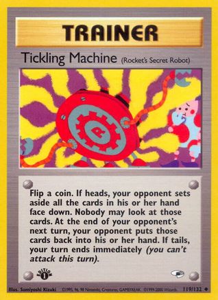 Tickling Machine 119  - 1st Edition Gym Heroes - Uncommon