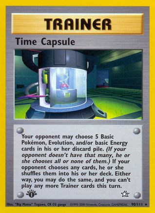Time Capsule 090  - Unlimited Neo Genesis - Rare