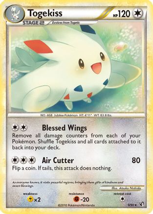 Togekiss  - Reverse Holofoil Undaunted - Holo Rare