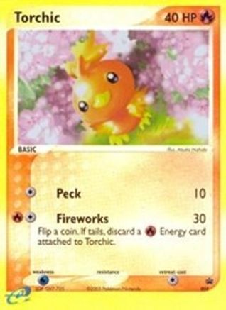 Torchic - 008 (e-League)  - Reverse Holofoil Nintendo Promos - Promo