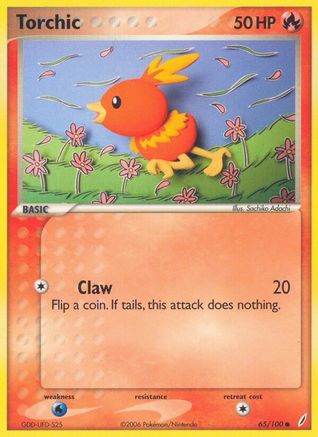 Torchic 065/100  Crystal Guardians - Common