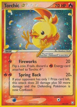 Torchic Star  Team Rocket Returns - Ultra Rare