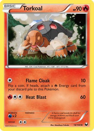 Torkoal  Dark Explorers - Uncommon